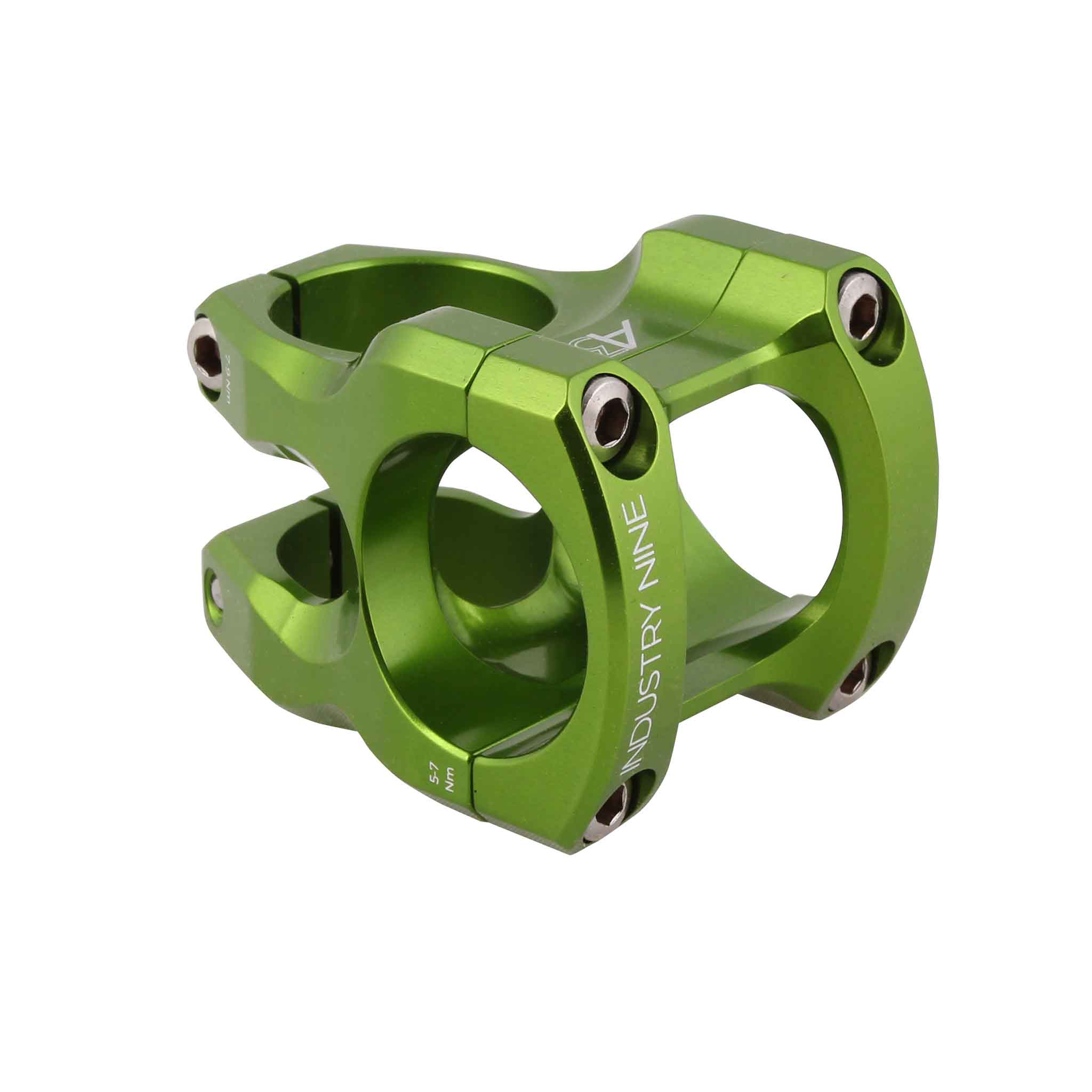 Industry Nine A318 Stem - 31.8mm Clamp - 40mm Length - Lime