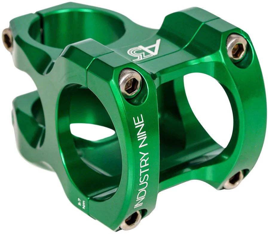 Industry Nine A318 Stem - 31.8mm Clamp - 40mm Length - Green