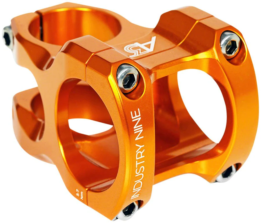 Industry Nine A318 Stem - 31.8mm Clamp - 40mm Length - Orange