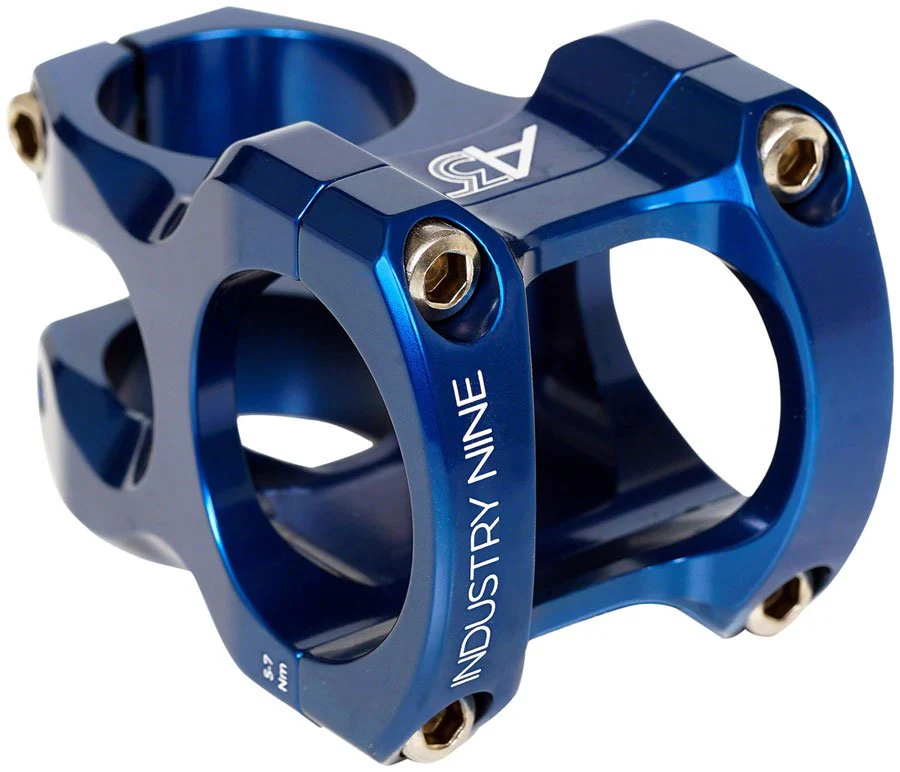 Industry Nine A35 Stem - 35mm Clamp - 32mm Length - Blue