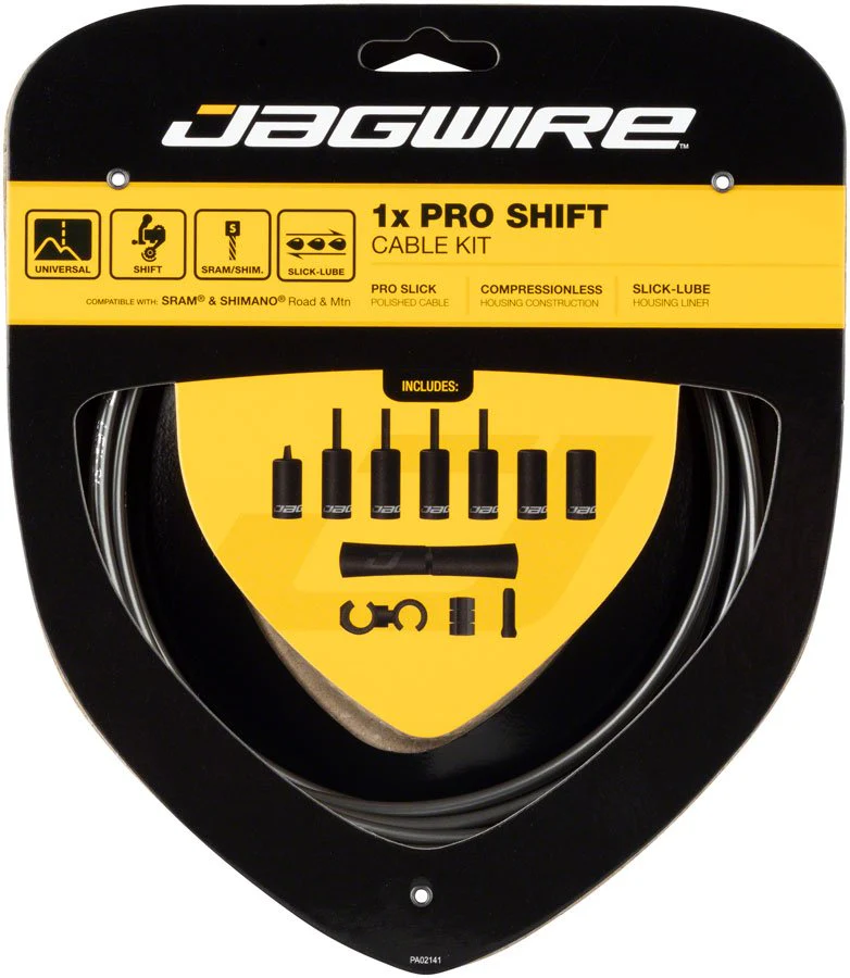 Jagwire 1x Pro Shift Cable Kit - Road/Mountain - SRAM/Shimano - Ice Gray