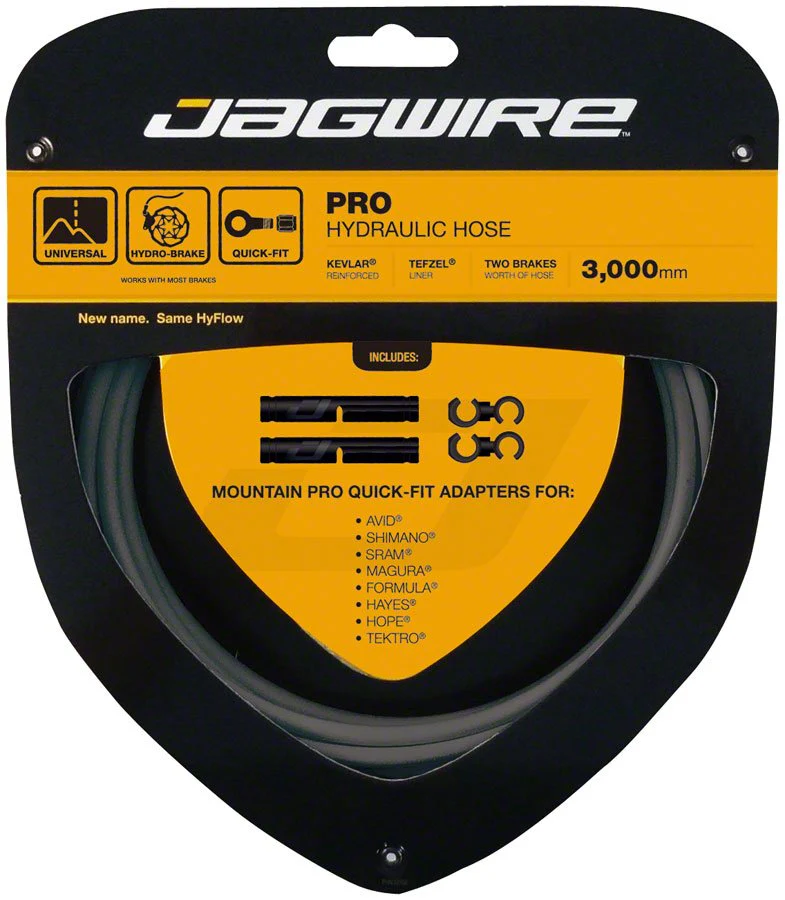 Jagwire Pro Hydraulic Disc Brake Hose Kit - 3000mm - Ice Gray