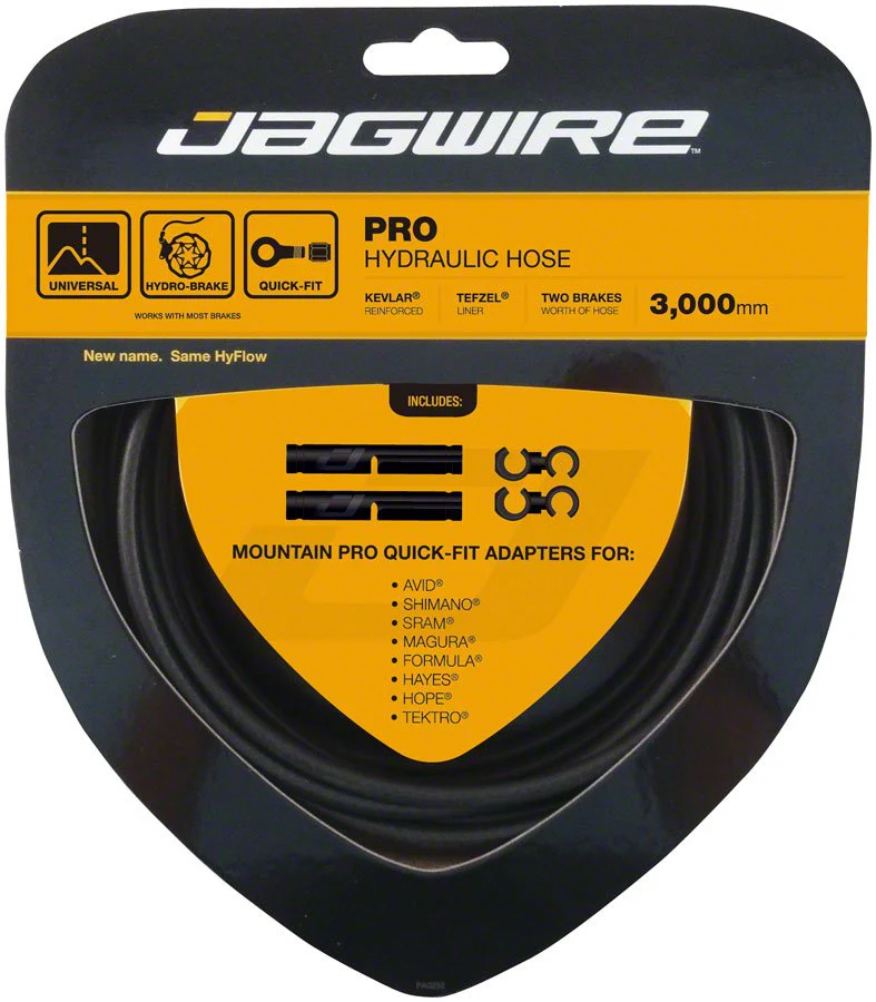 Jagwire Pro Hydraulic Disc Brake Hose Kit - 3000mm - Stealth Black