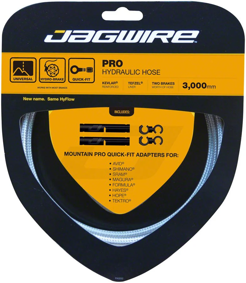 Jagwire Pro Hydraulic Disc Brake Hose Kit - 3000mm - Sterling Silver