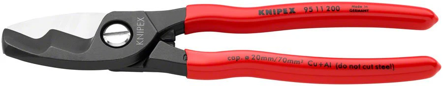 Knipex Cable Shears with Twin Cutting Edge - 8" - Image 2