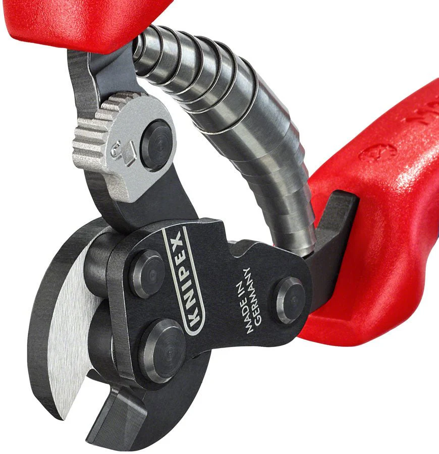 Knipex Wire Rope Shears - Burnished Forged Steel 6 1/4" - Image 4