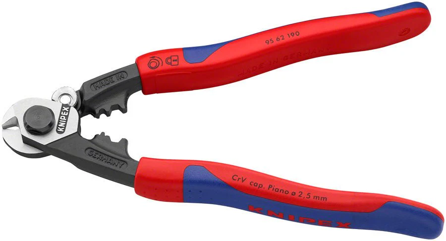 Knipex Wire Rope Shears - Burnished Forged Steel 7 1/2" - Image 3