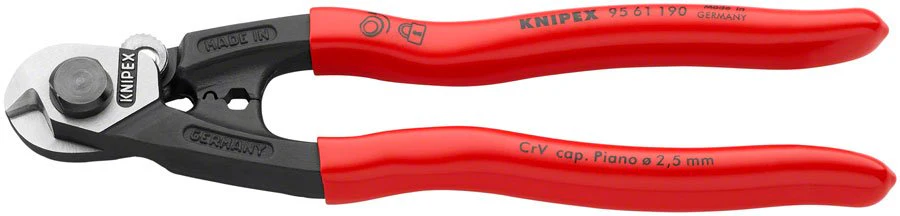 Knipex Wire Rope Shears - Polished Forged Steel 7 1/2" - Image 2