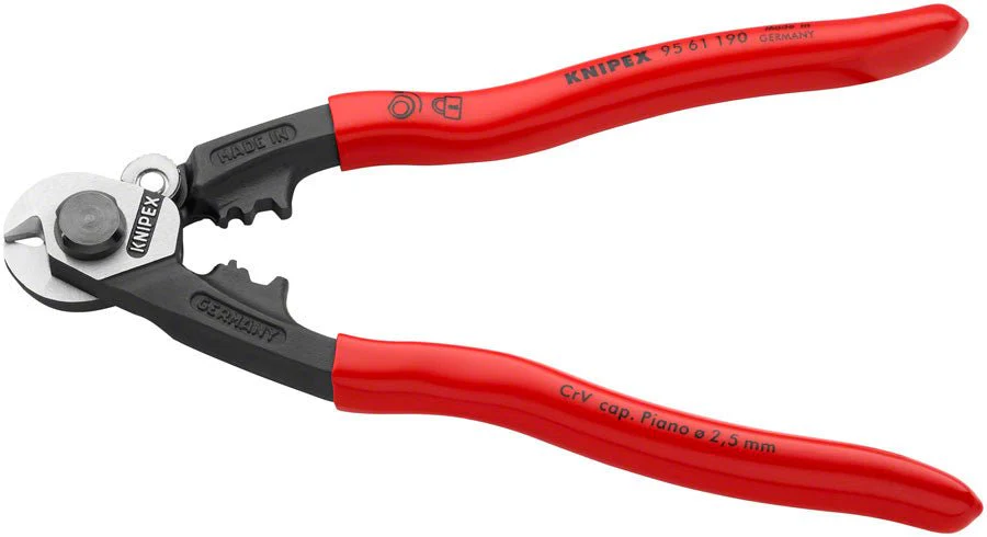 Knipex Wire Rope Shears - Polished Forged Steel 7 1/2" - Image 3