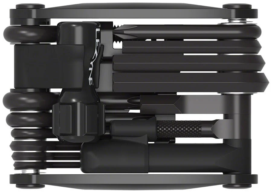 Lezyne Rap Ii - 20 Tubeless Multi Tool - 20 Tools With Chain Tool Tubeless Plug Kit Co2 Inflator BLK - Image 2