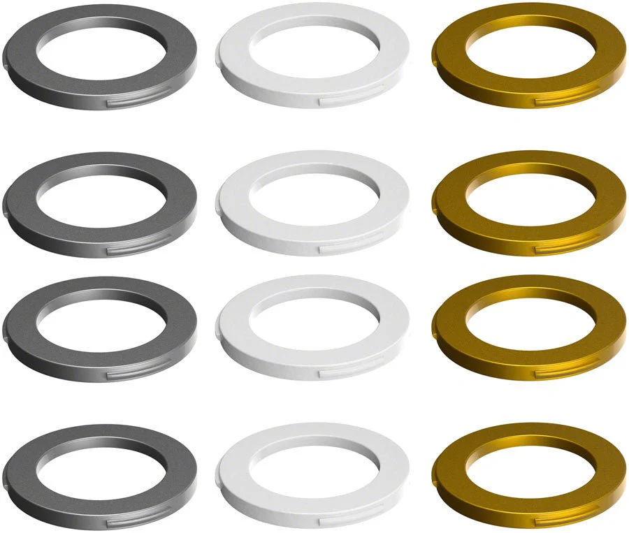 Magura 4-Piston Caliper Colored Cover Kit - Single Caliper - White, Gold, Silver