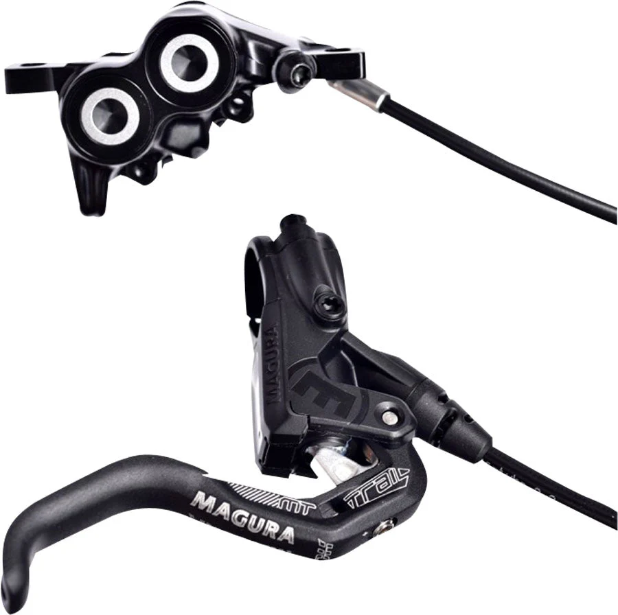 Magura MT Trail Sport Disc Brake Set - Front and Rear Set - Black & White - Image 2