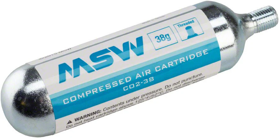 MSW CO2 Cartridge - Individual - 38g