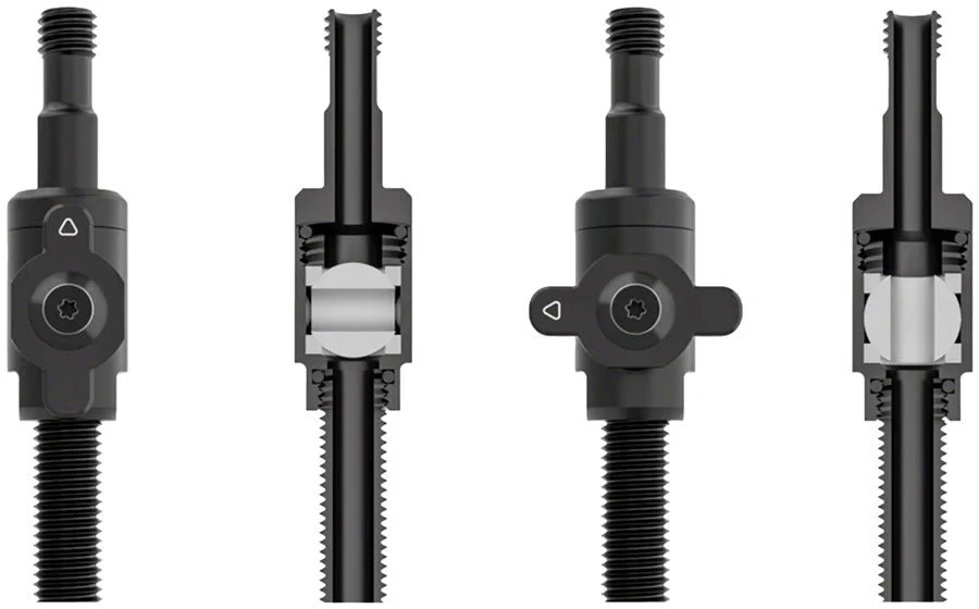 Muc-Off Big Bore Lite Tubeless Valve Stems - 30mm Length- Pair - Red - Image 2