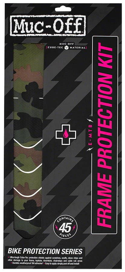 Muc-Off E-MTB Frame Protection Kit - 45-Piece Kit - Camo - Image 2