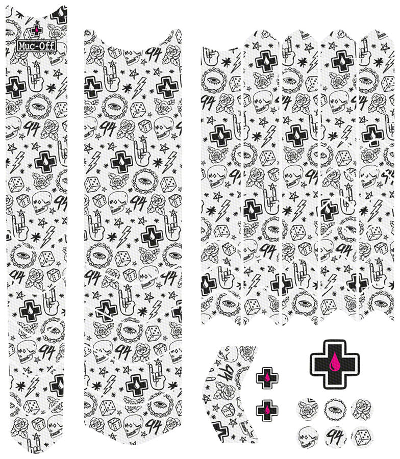 Muc-Off E-MTB Frame Protection Kit - 45-Piece Kit - Punk