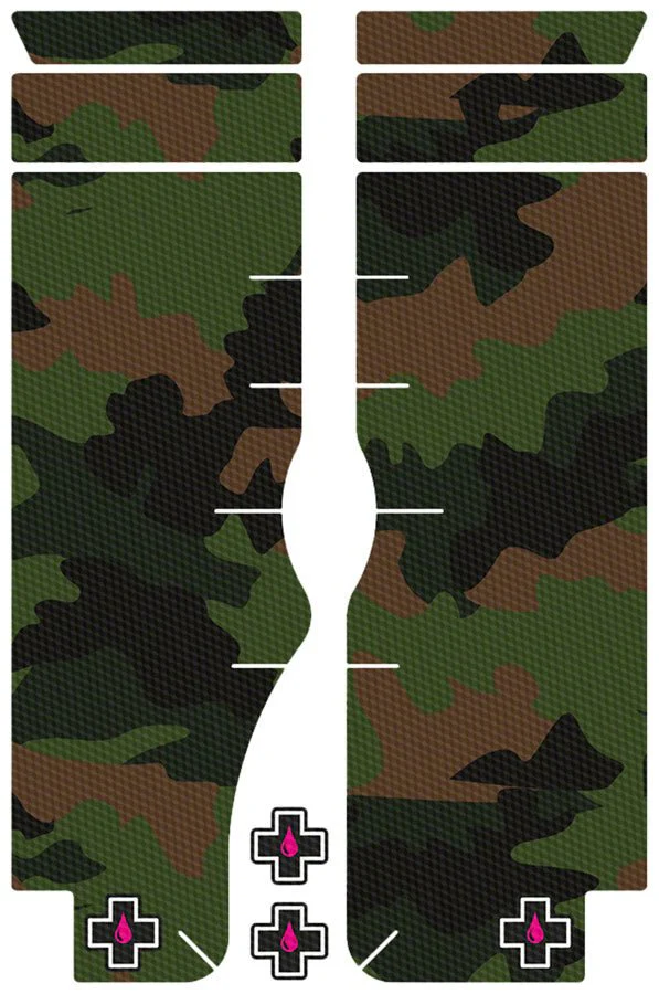 Muc-Off Fork Protection Kit - 8-Piece Kit - Camo