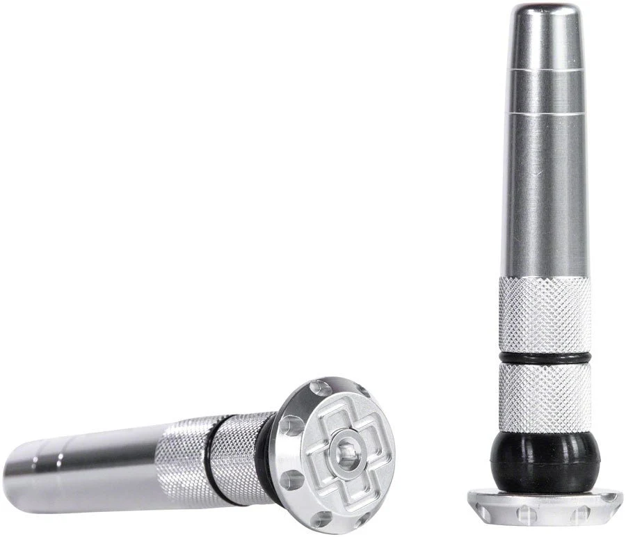 Muc-Off Stealth Tubeless Puncture Plugs Tire Repair Kit - Bar-End Mount - Silver - Pair