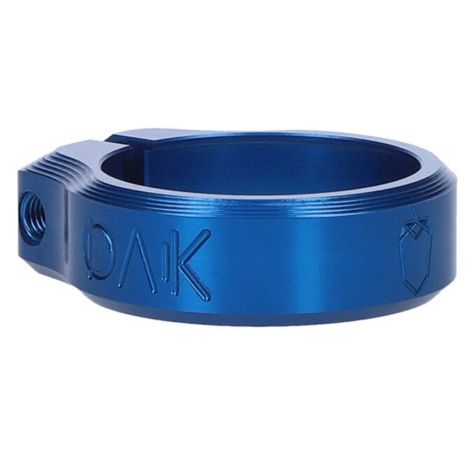 OAK Components Orbit Seatpost Clamp - 38.5mm Inner Diameter - Blue