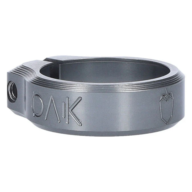 OAK Components Orbit Seatpost Clamp - 38.5mm Inner Diameter - Lunar Gray