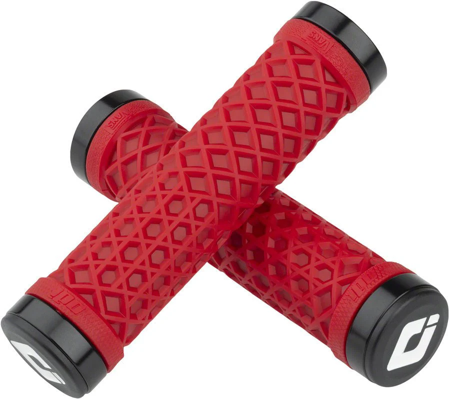 ODI VANS Lock-On Grips - Red Lock-On