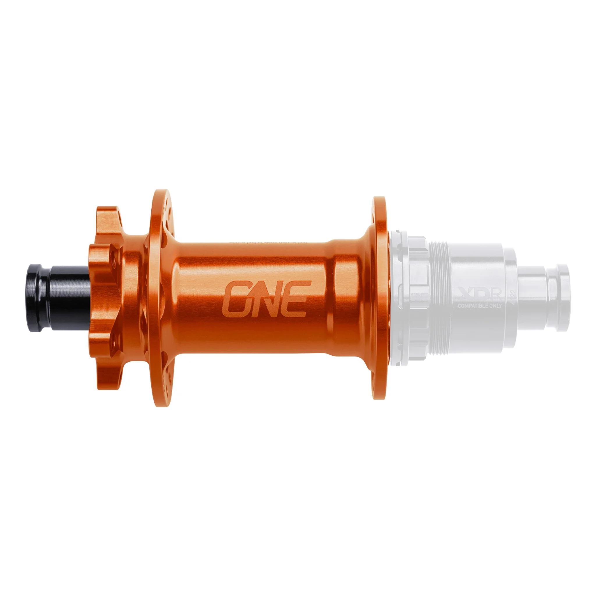 OneUp Components Rear Hub - 12x148mm - 6-Bolt - 28h - Orange (No Freehub)