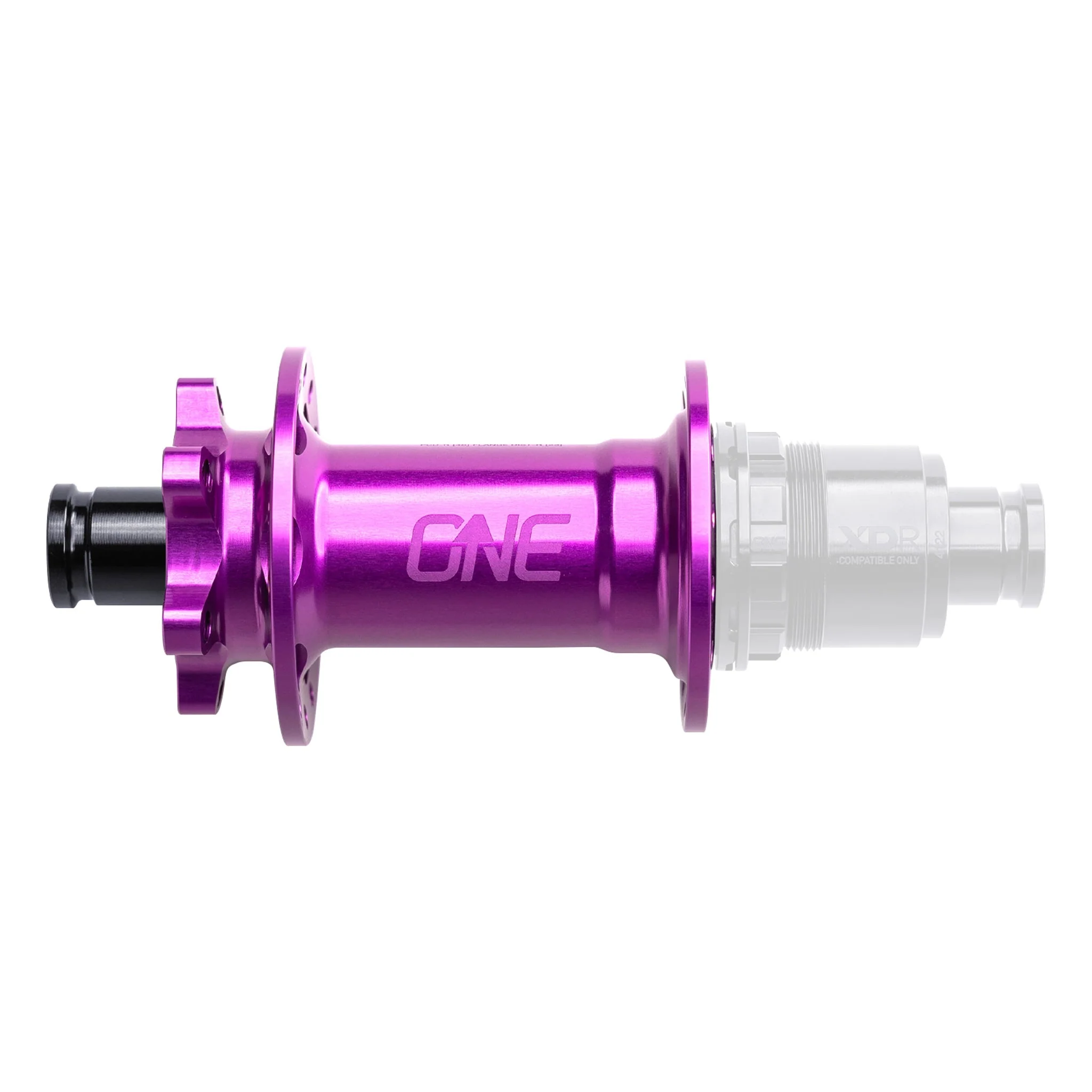 OneUp Components Rear Hub - 12x148mm - 6-Bolt - 32h - Purple (No Freehub)