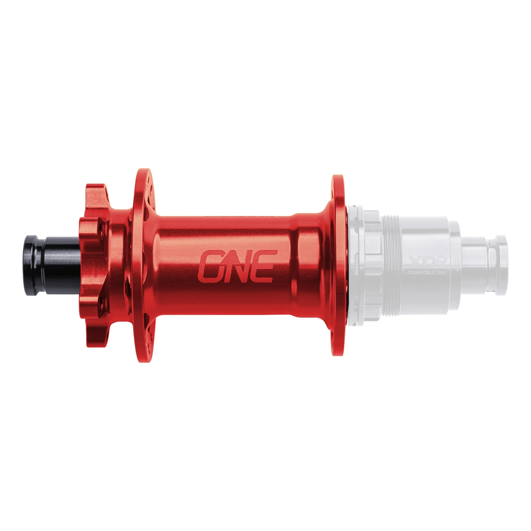 OneUp Components Rear Hub - 12x148mm - 6-Bolt - 32h - Red (No Freehub)