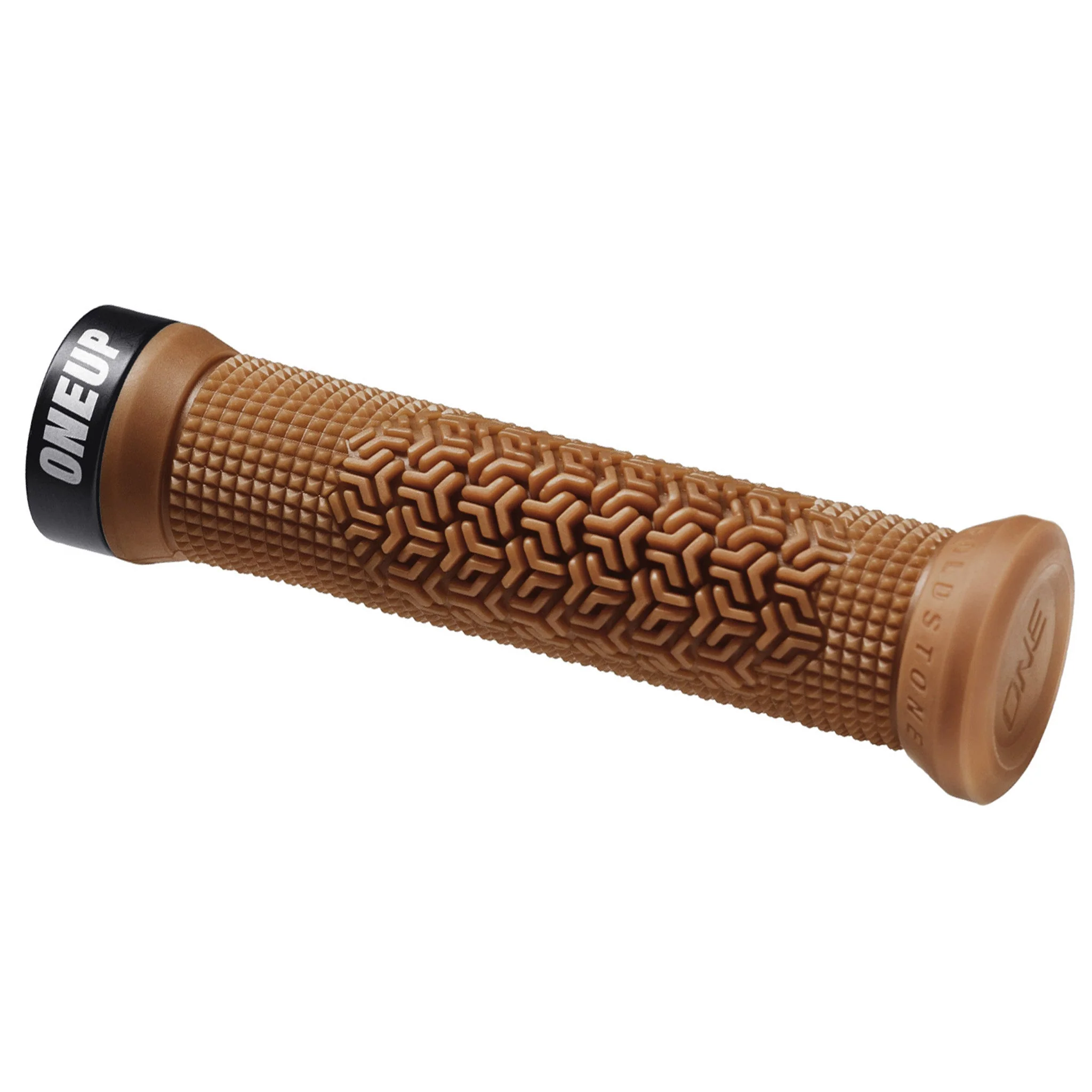 OneUp Components Jackson Goldstone Lock-On Grips - Tan - Image 2