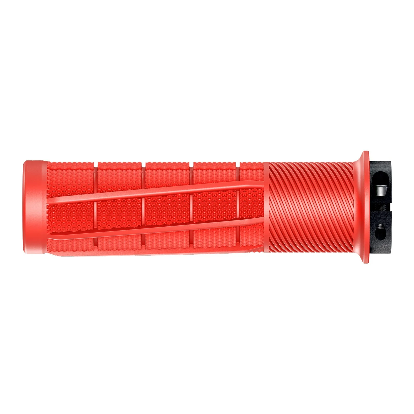 OneUp Components Thick Lock-On Grips - Red - Image 4