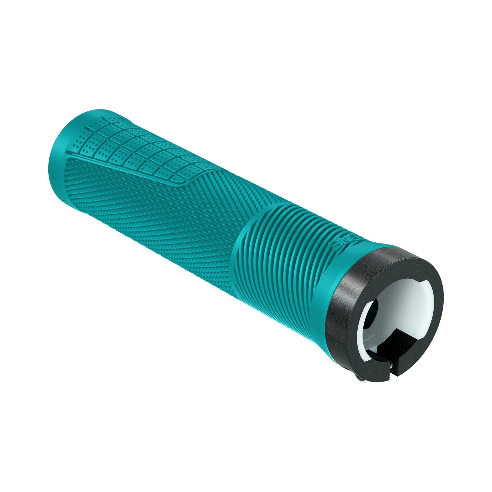 OneUp Components Thin Lock-On Grips - Turquoise - Image 2