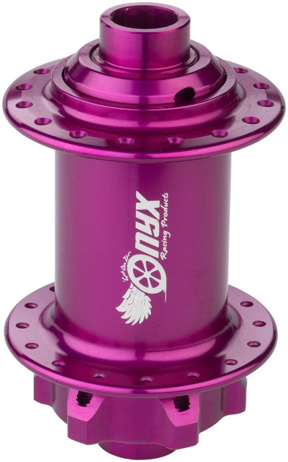 Onyx MTB Front Hub - 15 x 110mm Boost 6-Bolt Purple - Image 3