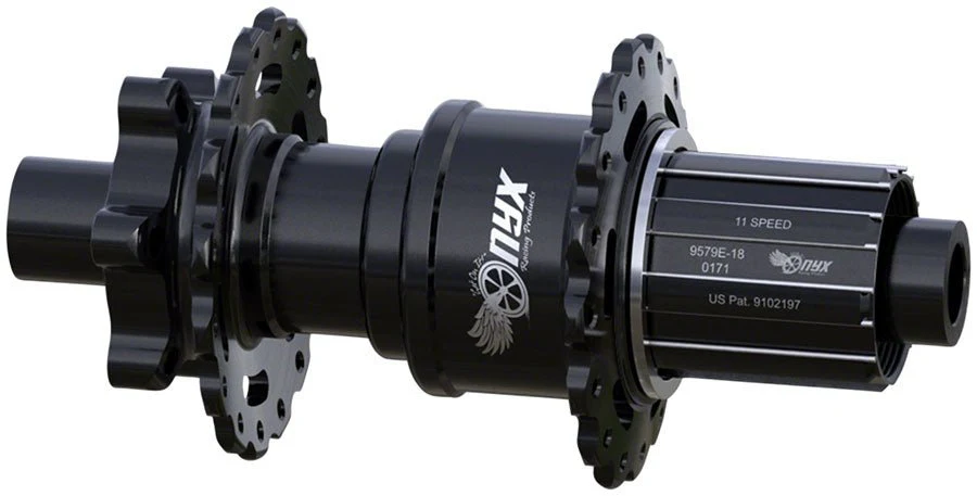 Onyx Vesper Rear Hub - 32h - 12x148mm 6-Bolt - HG - Black