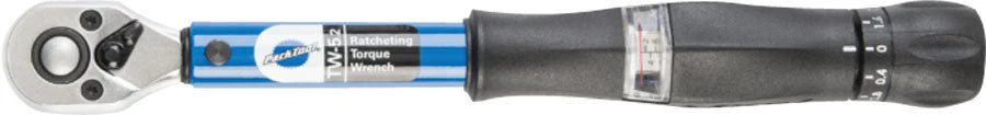 Park Tool TW-5.2 3/8" Ratcheting Click-Type Torque Wrench - Range = 2-14 Nm
