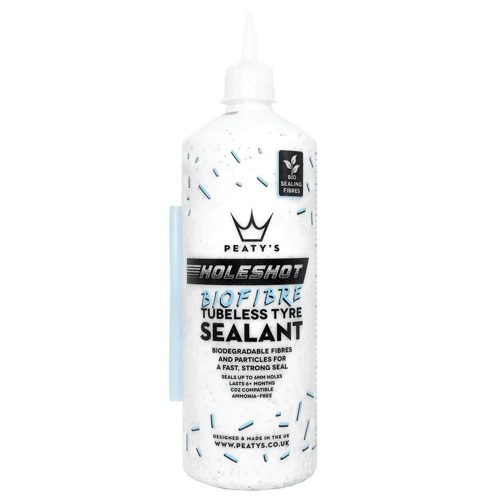 Peatys Holeshot BioFibre Tubeless Tire Sealant - 1L Bottle