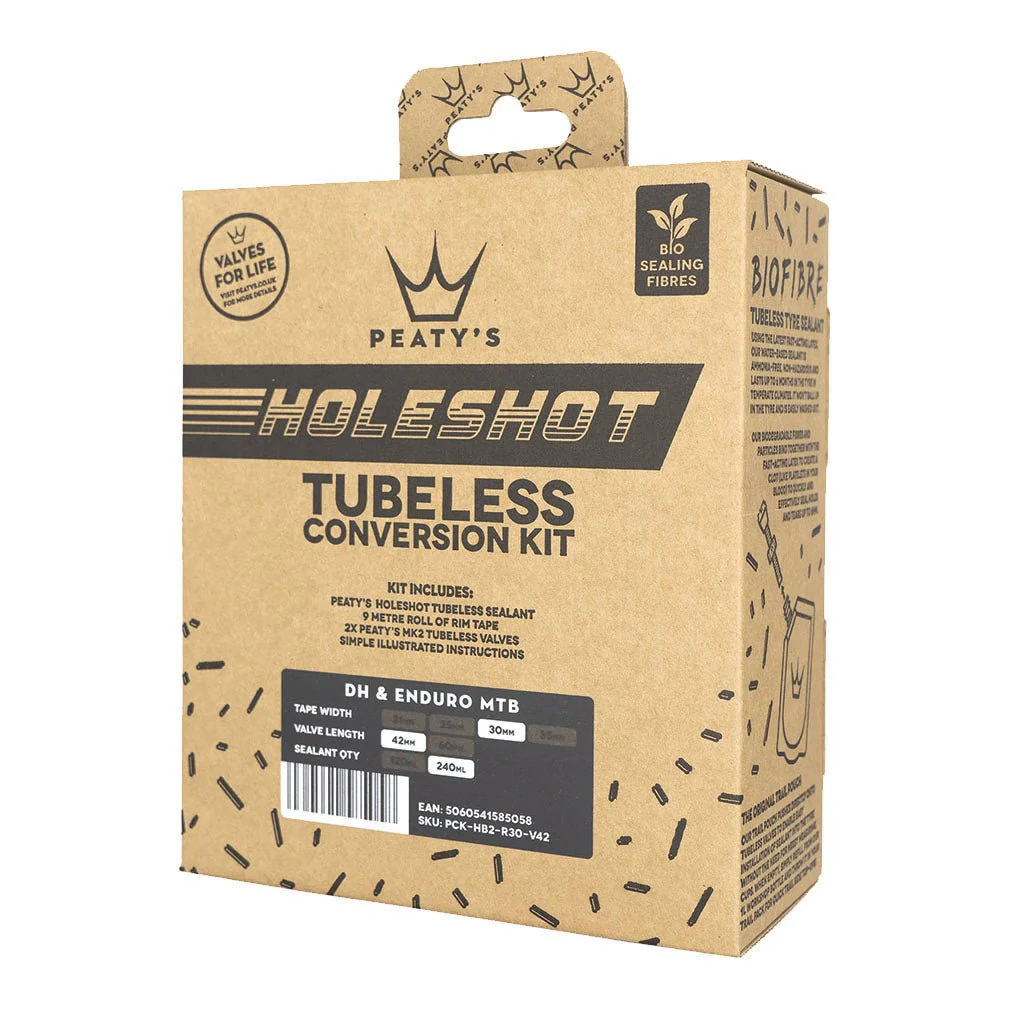 Peatys Holeshot Tubeless Conversion Kit - 30mm - Enduro MTB