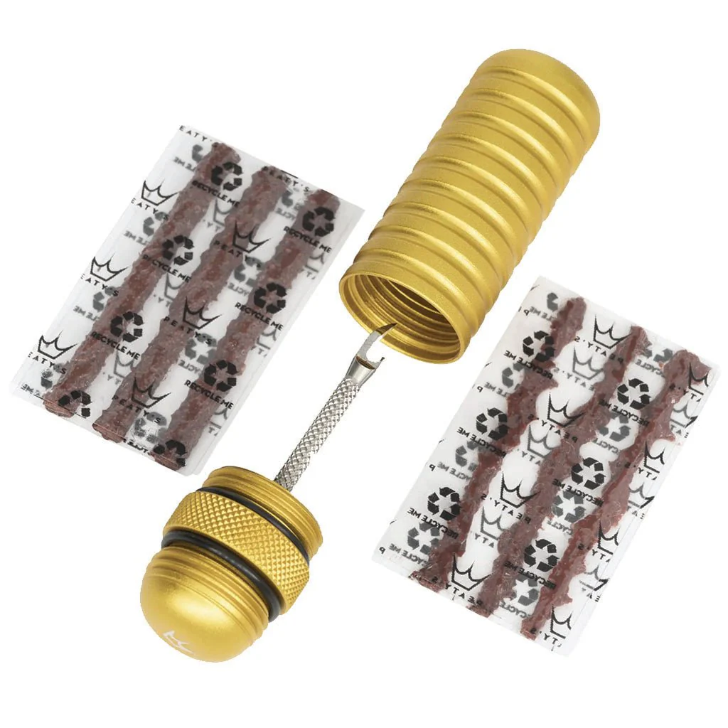 Peatys Holeshot Tubeless Puncture Plug Tool - Gold