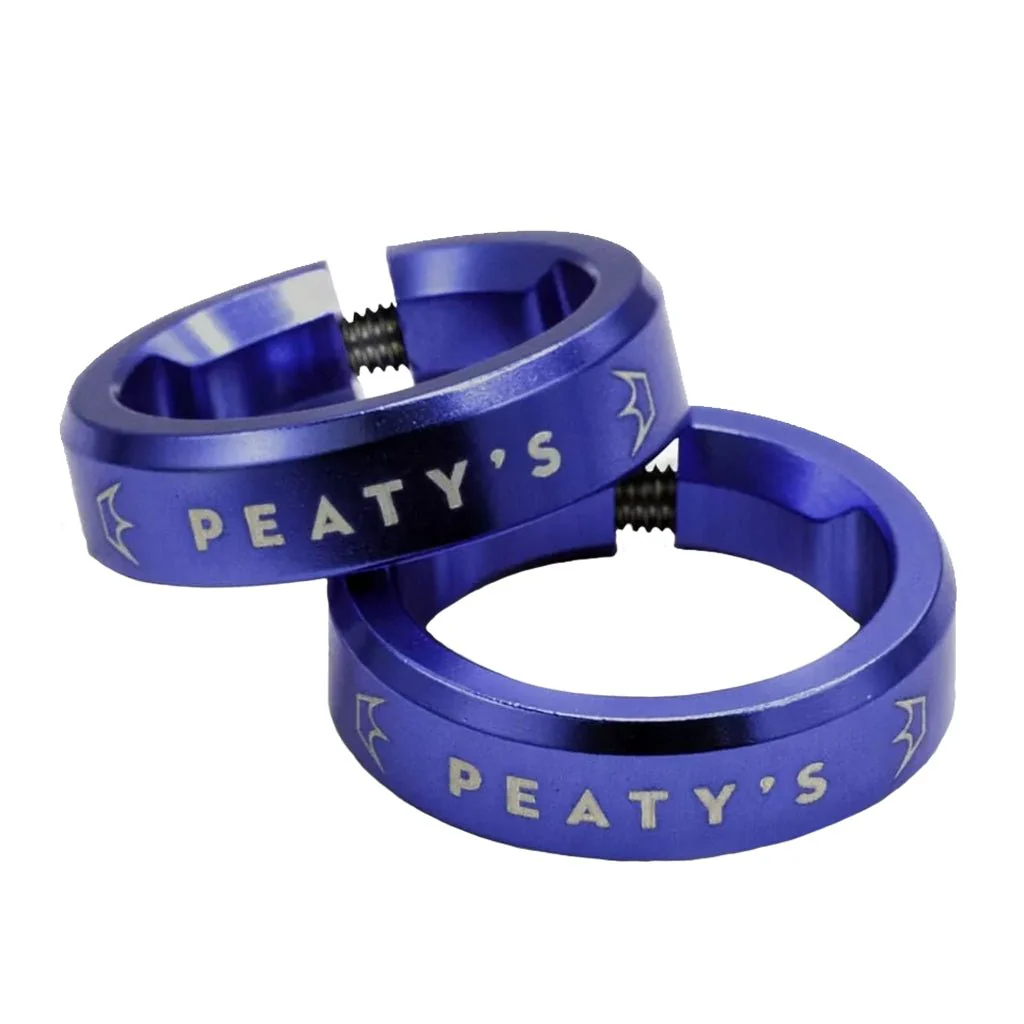 Peaty's Monarch Grip Lockrings - Pair - Navy
