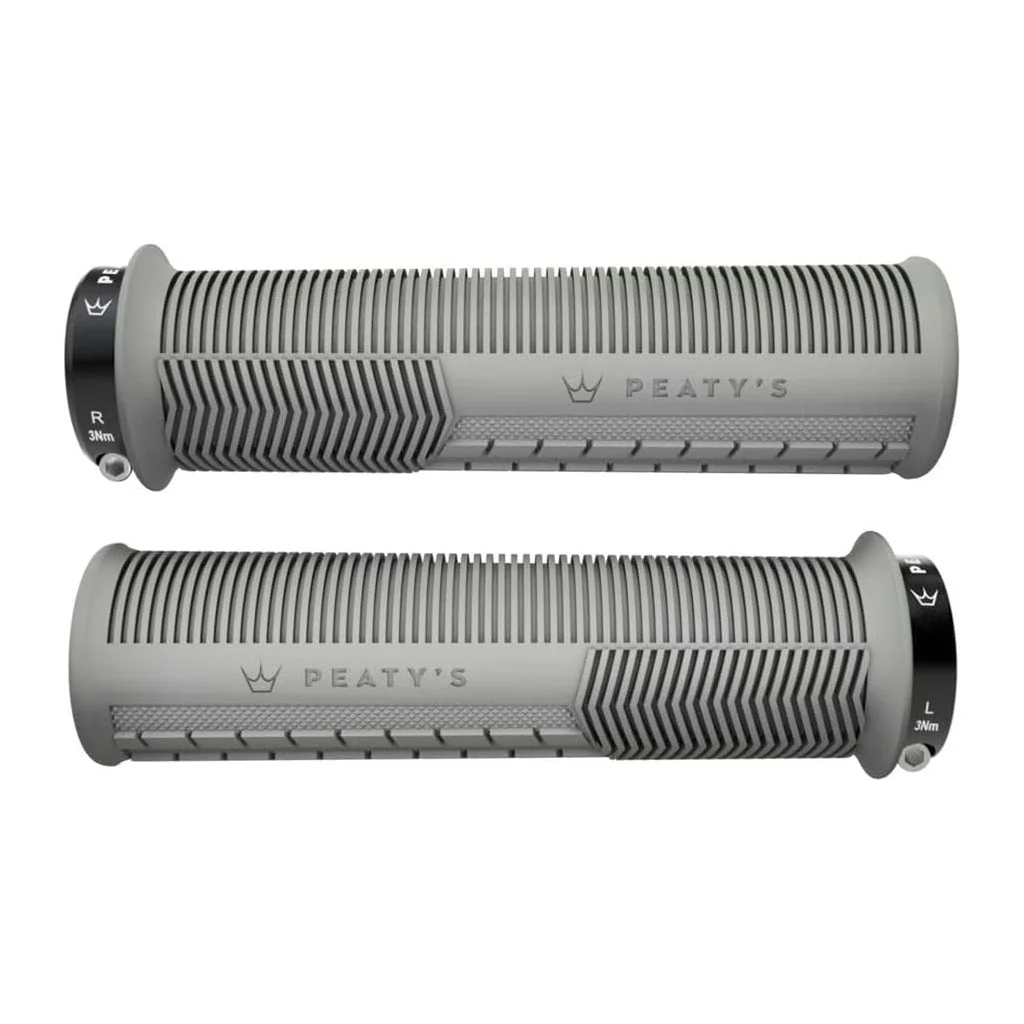 Peaty's Mushroom Thick Lock-On Grips - Slate