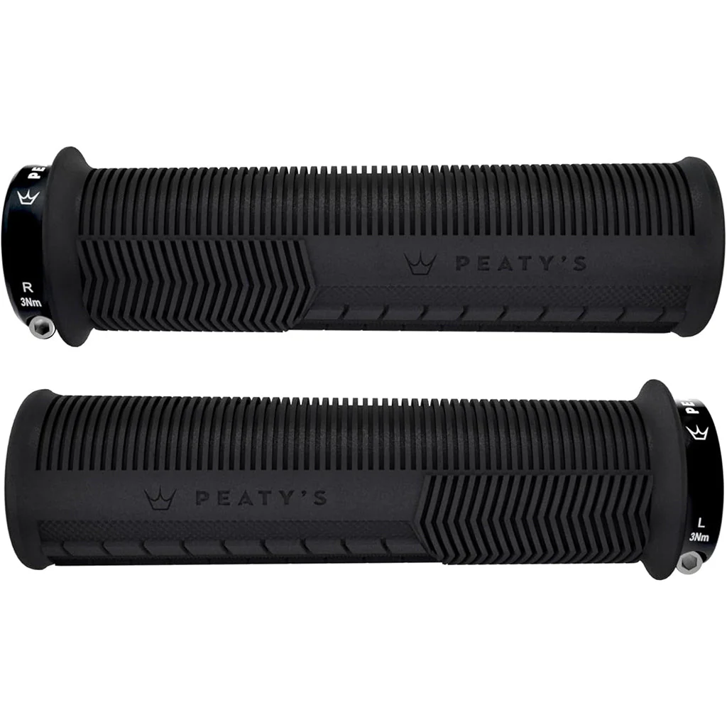 Peaty's Mushroom Thin Lock-On Grips - Black