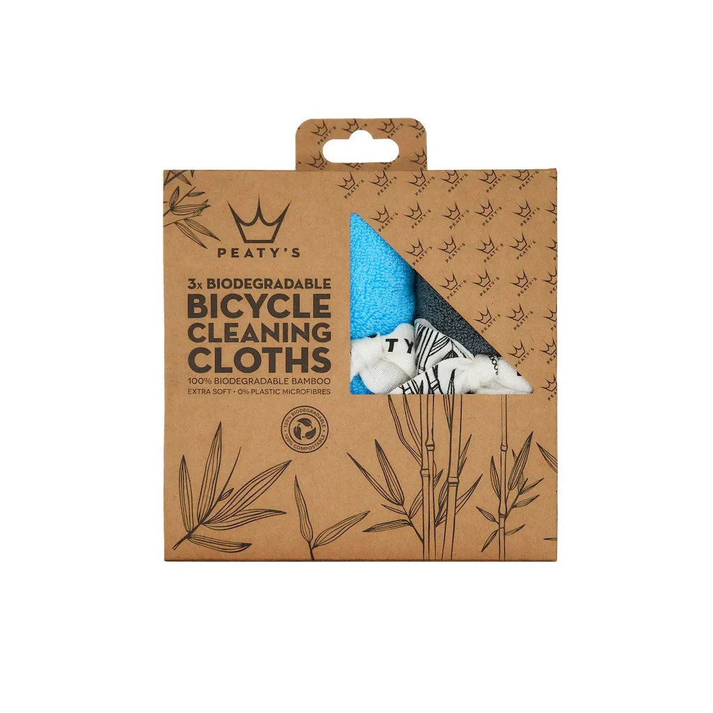 Peatys Natural Bamboo Cleaning Cloths - Pack of 3