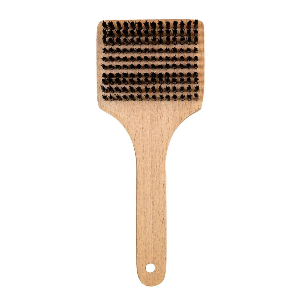 Peatys Wide Head Tire Brush - Beech Wood