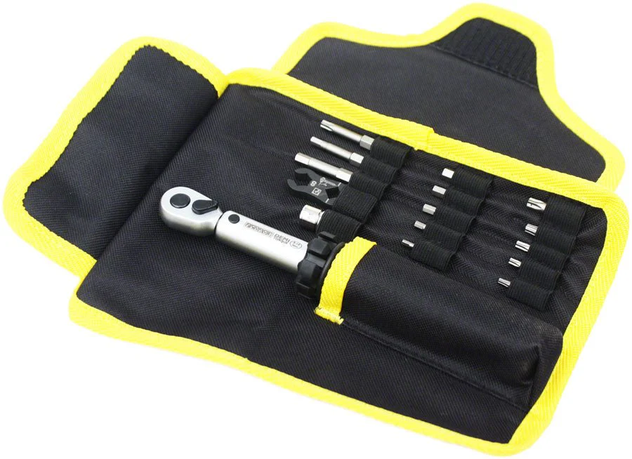 Pedros Demi Torque Wrench II + Bit Set - 3-15Nm - Image 2