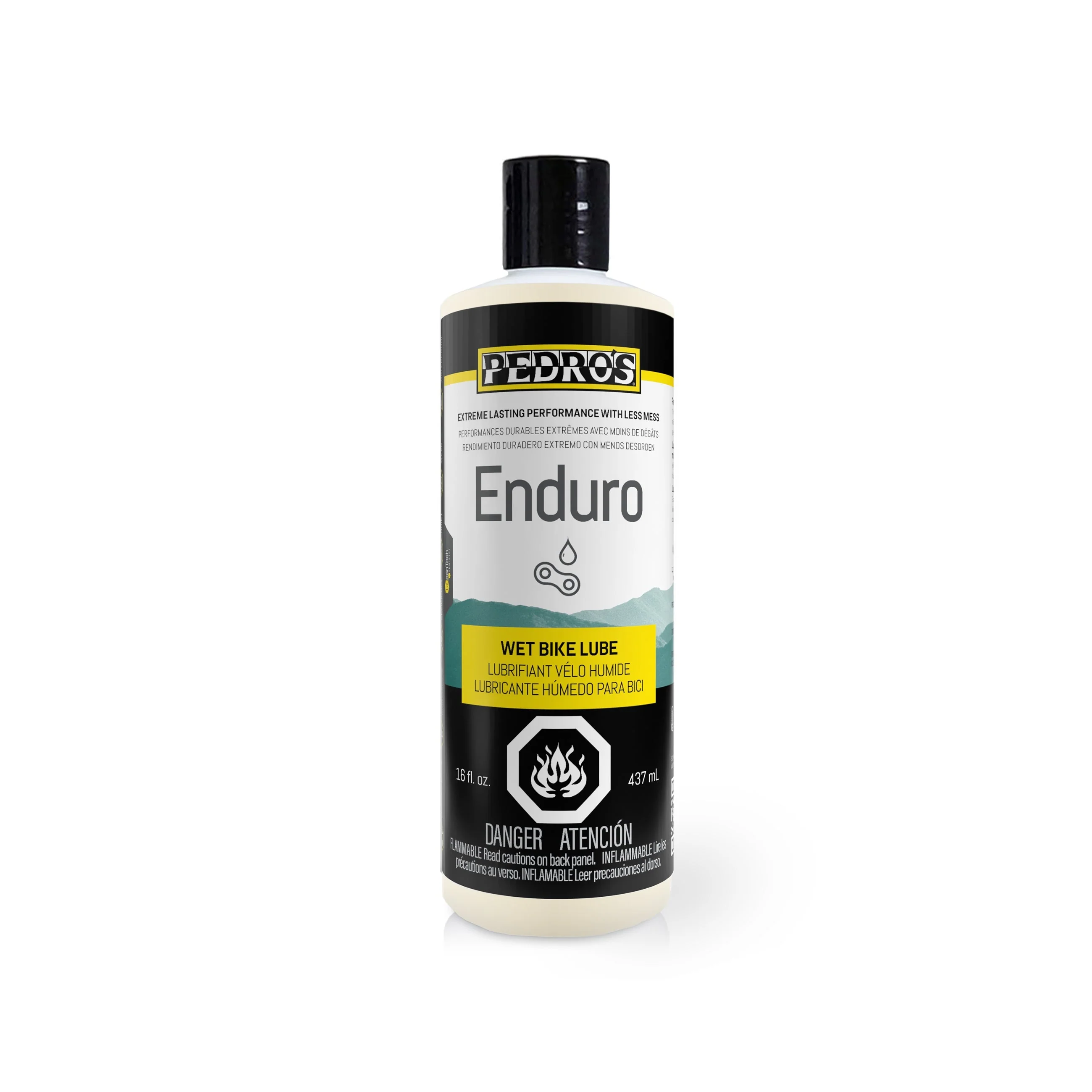 Pedro's Enduro Premium Chain Lube - 16oz Drip Bottle