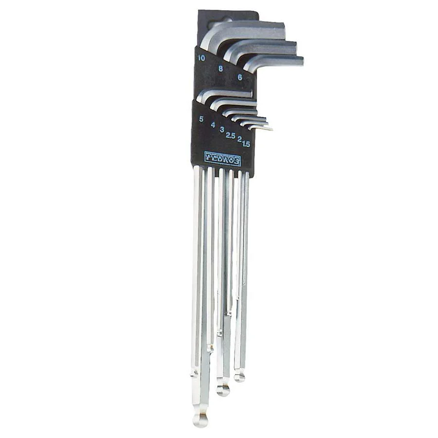 Pedros L-shaped Hex Wrench - Set of 9