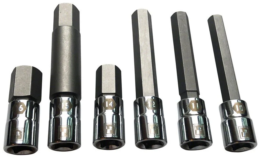 Pedros Large Sizes Hex Bit Set - 6 piece - Image 2
