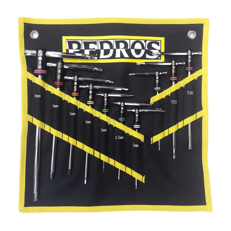 Pedros Master T-Handle Set II Hex Wrench Set