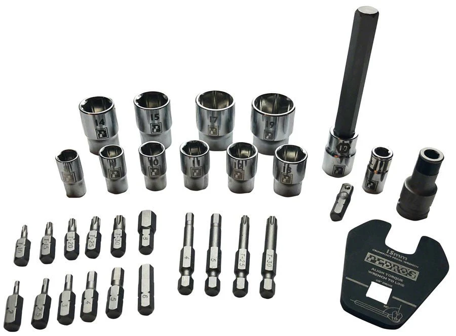Pedros Pro Bit and Socket Set - 31 Piece