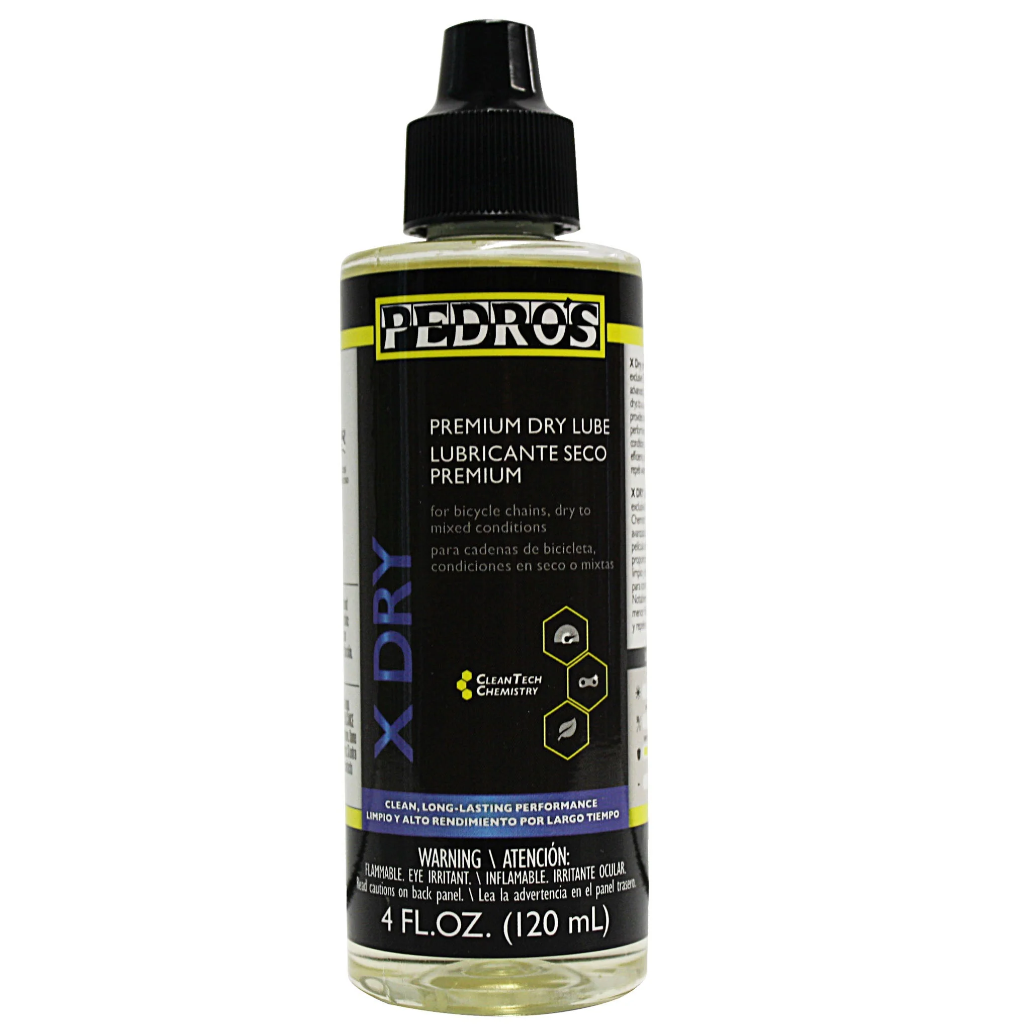 Pedros X Dry Chain Lube - 4oz Drip Bottle