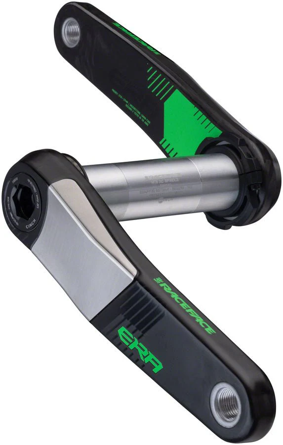 RaceFace ERA Carbon Crankset - 175mm Length - CINCH Interface - 136mm Spindle - Green